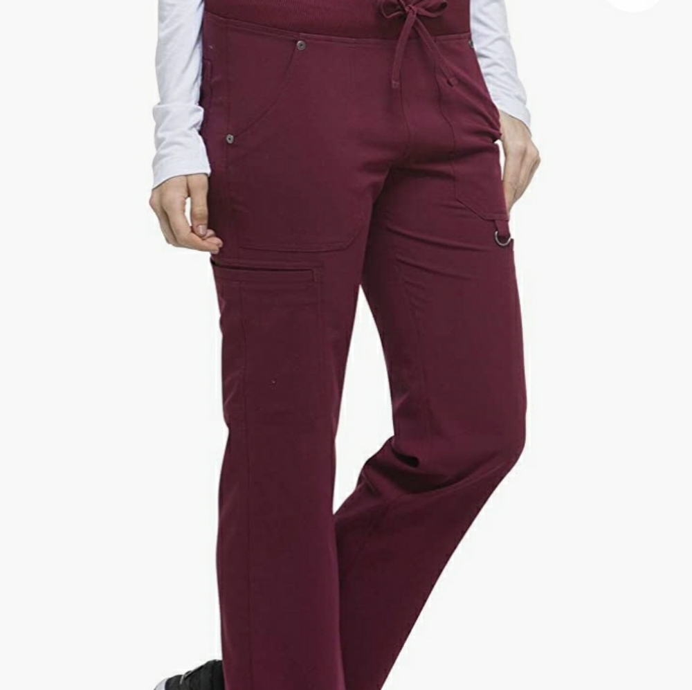 Dickies wine red xtreme stretch scrub bottoms